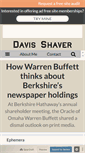 Mobile Screenshot of davisshaver.com